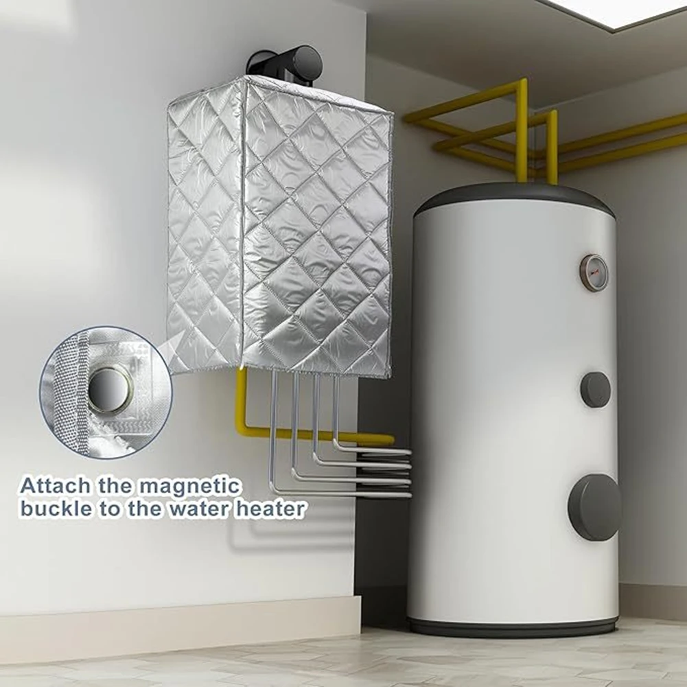 1pc Outdoor Tankless Water Heater Cover Dustproof Protective Cover With Zipper For Home Use Easy Installation
