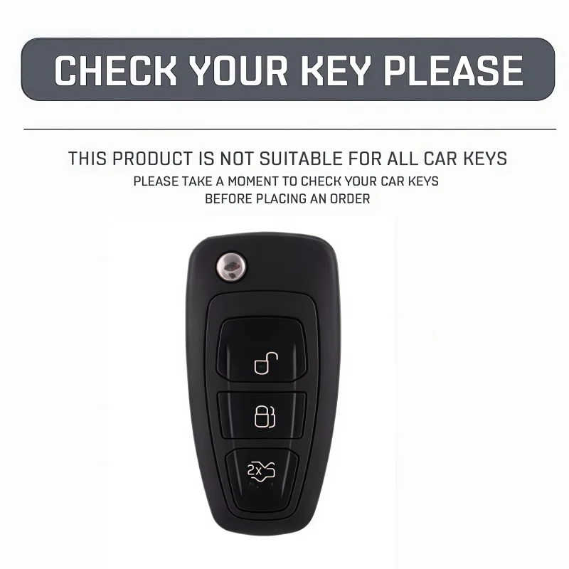 Leather Car Key Case Cover Keyless Shell For Ford Ranger C-Max S-Max Focus Galaxy Mondeo Transit Tourneo Custom Accessories