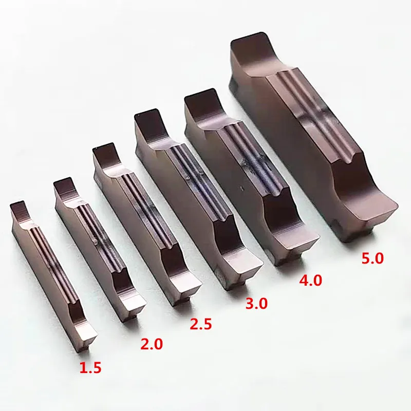 10PCS MGGN150/MGGN200/MGGN250/MGGN300/MGGN400/MGGN500 R L JM Cutting Carbide Inserts For Stainless Steel