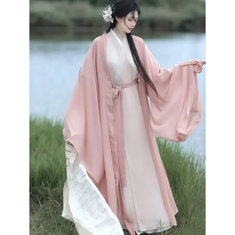 Large Size 4XL Hanfu Dress Women Chinese Traditional Cosplay Costume Summer Green Dress Ancient Hanfu 2pcs Sets Plus Size 3XL