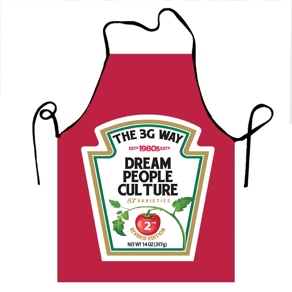Catch Up With Jesus Aprons Men Women Funny Christian Ketchup Pun Food Meme Adult Kitchen Chef Bib Tablier Cuisine Cooking Baking