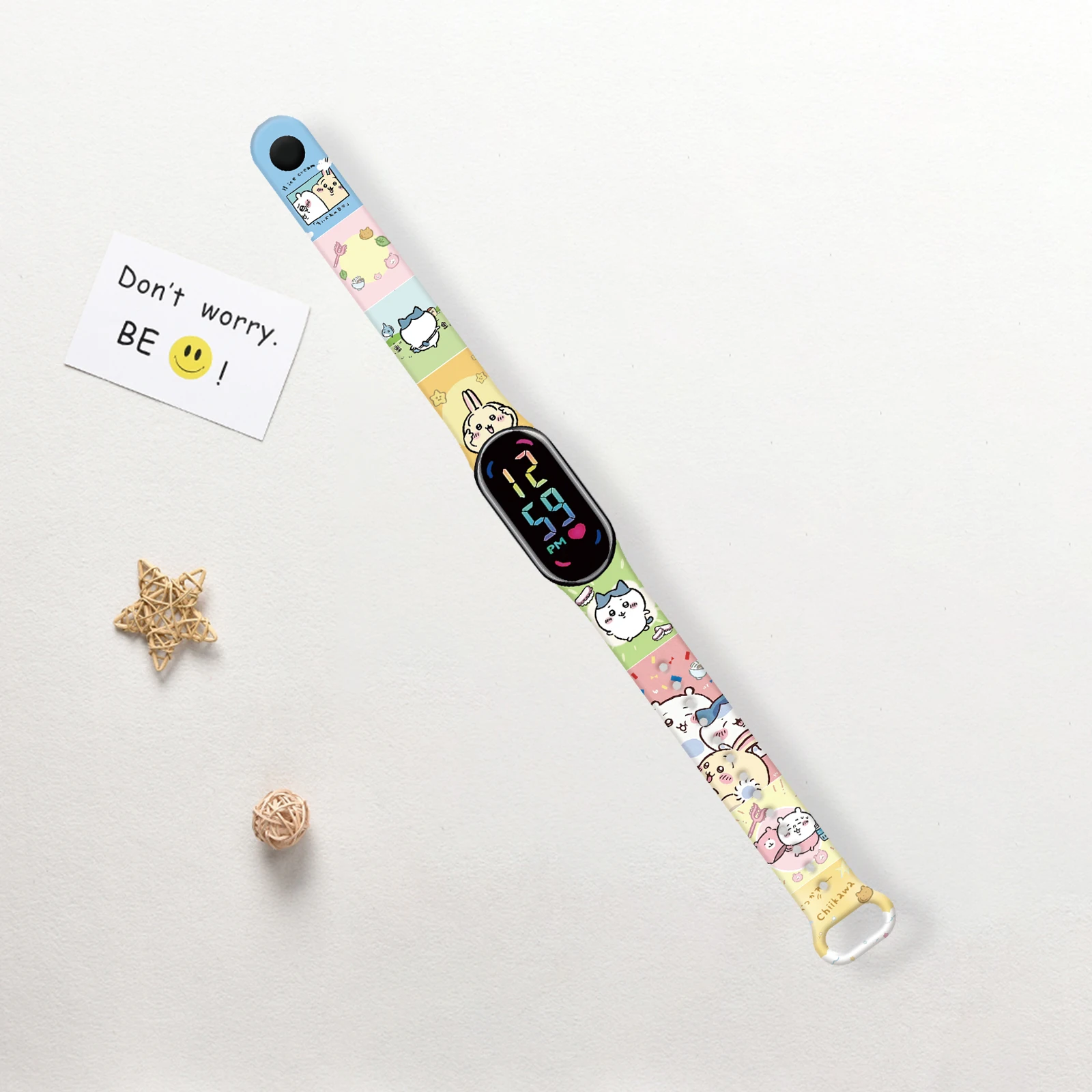 Bedrucktes Armband der Chiikawa-Serie für Xiaomi Mi Band 10, austauschbares Armband für Mi Band 9/8/NFC Smart-Armband