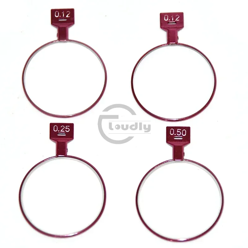 Higher Quality Ophthalmic Lens Sphere Trial Lens with Color Metal Rim