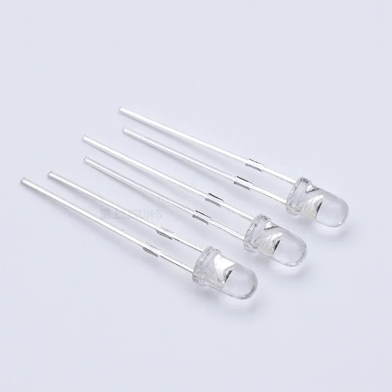 Flickering LED Candle Diode Light, Flicker Lamp, Flash Blink, Diodo, Vermelho, Amarelo, 3mm, 5mm, 50-1000Pcs