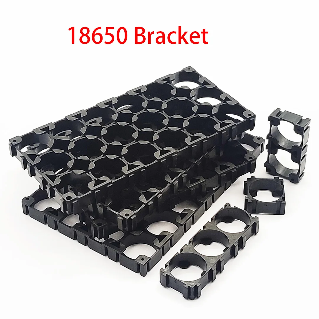 18650 Lithium Cell Cylindrical Battery Case Holder Batteries Pack Plastic Holder Bracket for Diy Battery Pack drop shipping