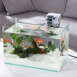 For Aquarium Fish Tank Water Pumps US Plug 110V Mini Fish Tank Filte Aquarium Accessoires Oxygen Submersible Water Purifier