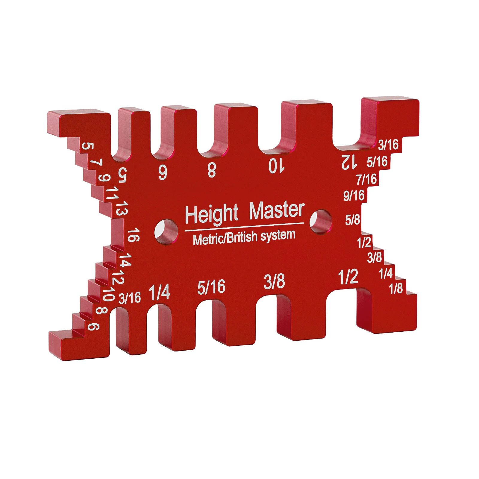 1 precisie zwaluwstaartpenarmatuur van aluminiumlegering, uitgerust met een driehoekige liniaal, dieptemeetinstrument voor houtbewerking en t