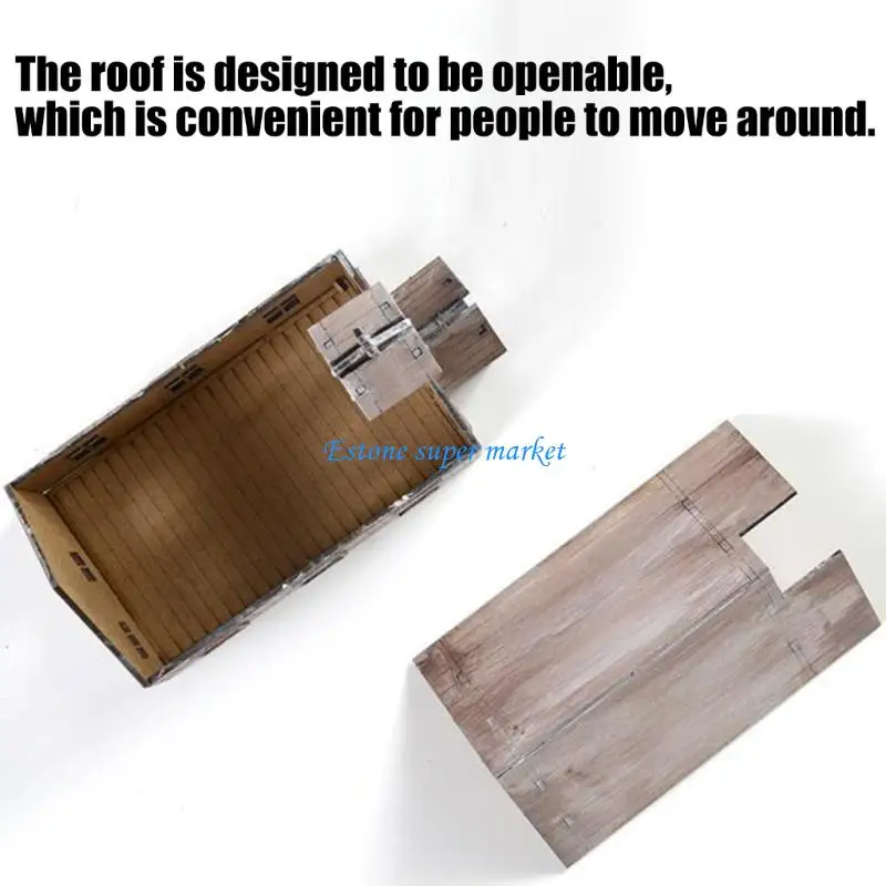 090B نموذج لغز معماري خشبي مصغر لكنيسة أوروبا الشرقية التعليمية