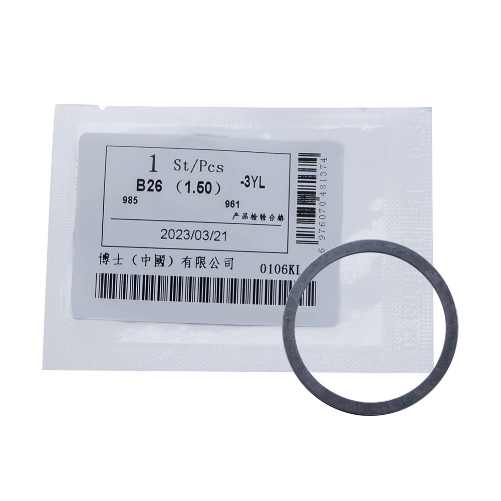 

HaiGeXing Gasket Seal Washer B26 Lift Adjustment Shims Size 1.50-1.68 For 120 Series Bosch Injector