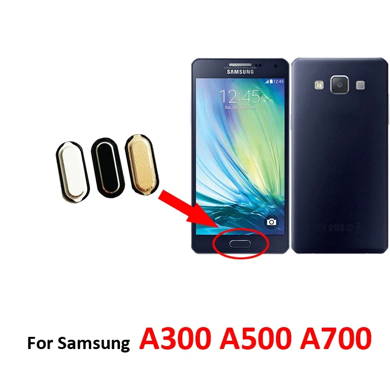 Pop For Samsung Galaxy A3 A5 A7 2015 A300 A500 A700 Phone Flex Cable Housing New Home Button Key Black White Gold
