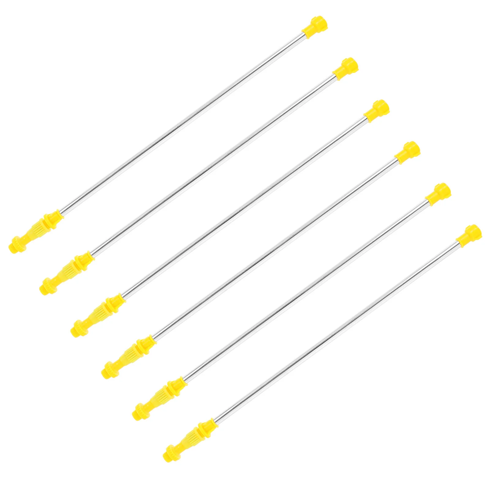 6 Pcs Sprayer Accessories Stainless Steel Boom Telescopic Rod Sprayers Long Wand Powered Pole Shrink