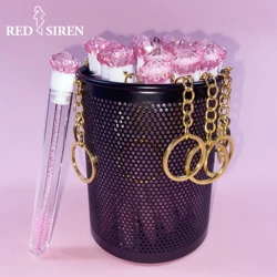 10Pcs Reusable Eyelash Brushes Tubes Eyebrow Brush Disposable Replaceable Dustproof Diamond Mascara Wands Eye Lashes Makeup Tool