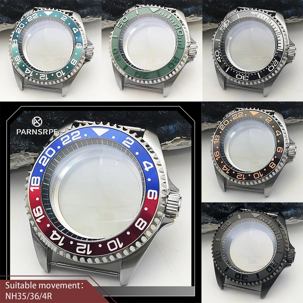 

42mm Refit watch case Sapphire double-layer thickened glass waterproof Suitable for NH35/36/4R automatic movement.