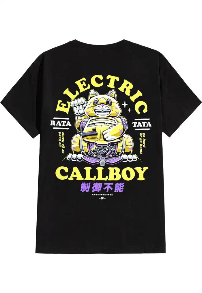 Electric Callboy - Ratatata Lucky Cat - T-Shirt unisex cotton tee