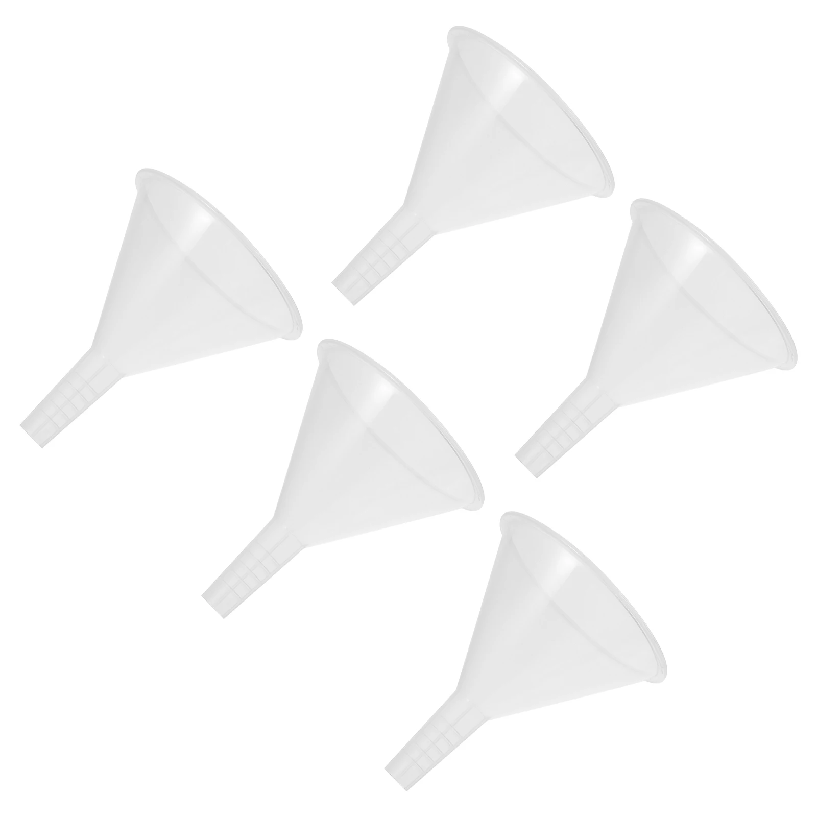 

5 Pcs Funnel Triangle Thick Wall Filter Laboratory Labs Filter Funnel Experiment Scientific Teaching Equipment