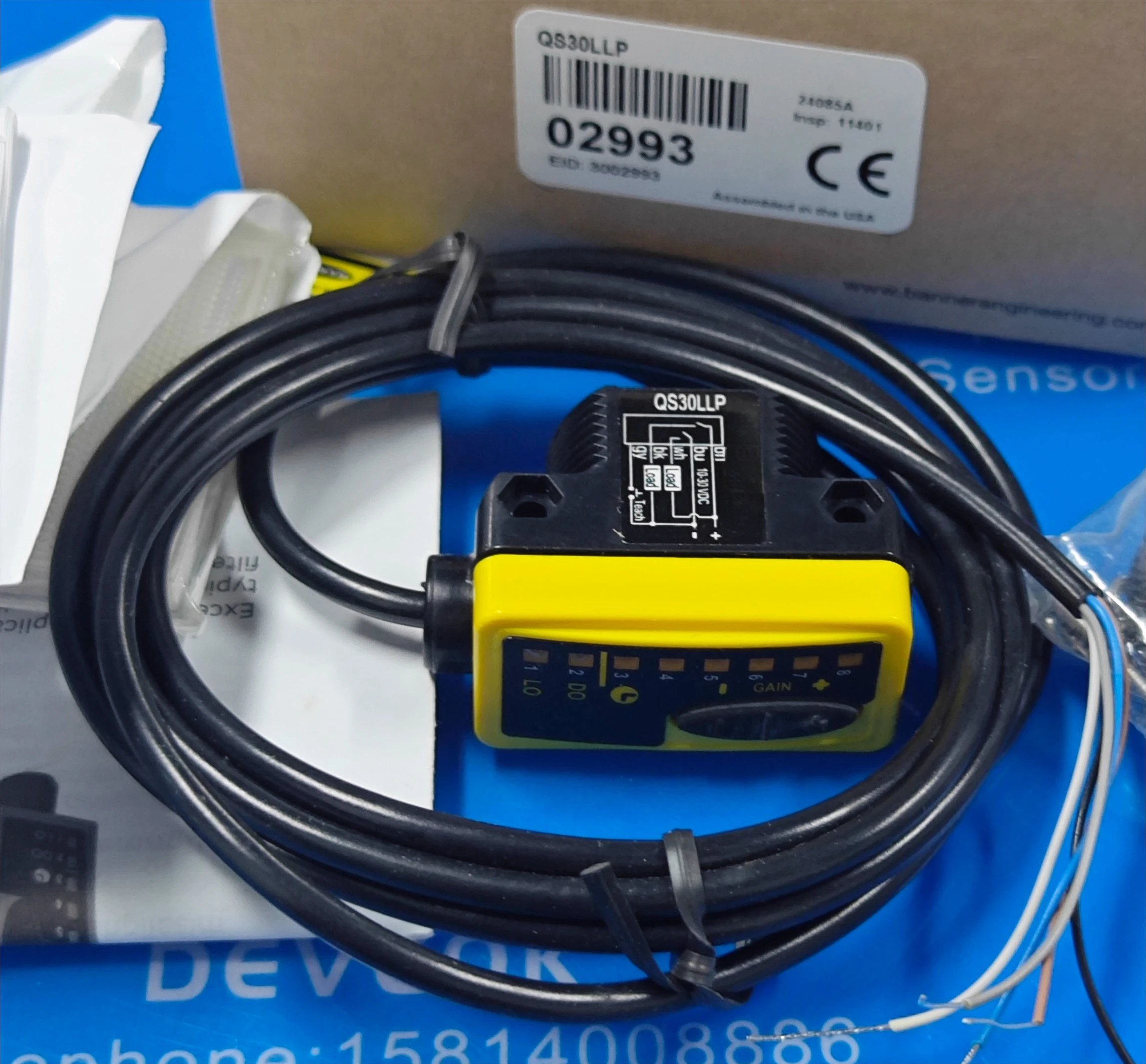 

Горячая распродажа 2025 года, фотоэлектрический переключатель США QS30LD, QS30LDQ, QS30LLP, QS30AFQ