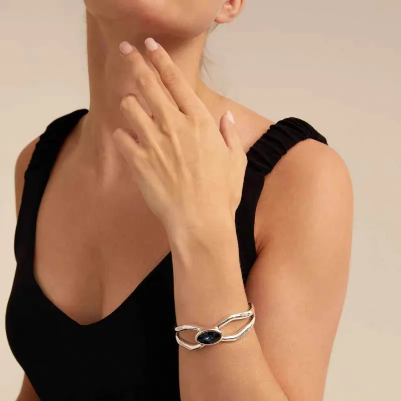 UNOde50 Luxury Silver & 18K Gold Bracelet – Timeless Elegance, Enhance Your Allure, Discounted High-End Jewelry