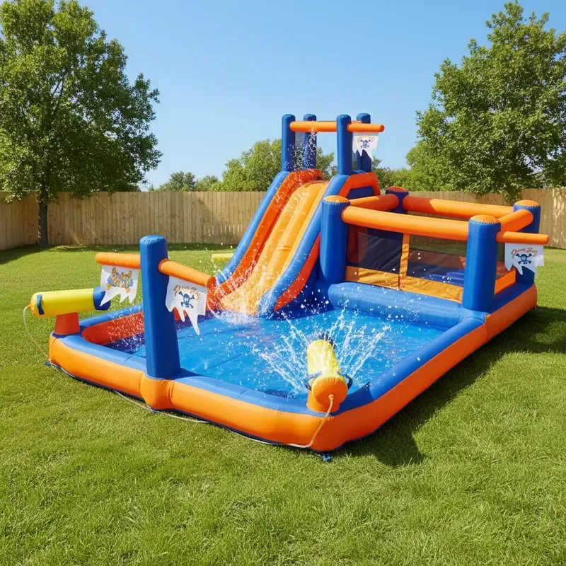 Custom Inflatable Water Slide for Kids Party Commercial Rental Giant Water Park Slide 2026 New Design Outdoor Fun Game Giant