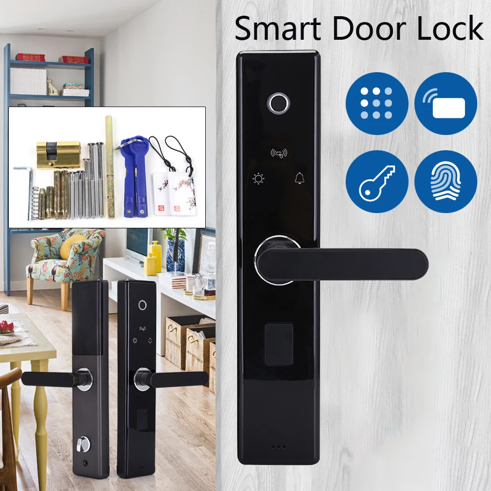 

Smart Door Lock Electronic Keyless Digital Fingerprint Smart Door Lock Touch Password Keypad