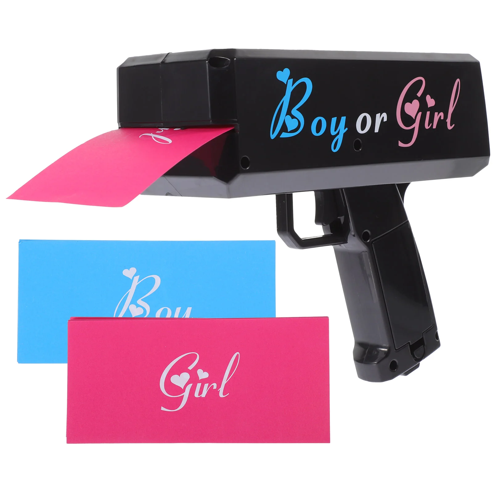 

1 Set Gender Reveal Money Shooter Toy Golden Party Supply Prop Boy Girl Reveal Sprayer Fun Baby Shower Decor Realistic Movie