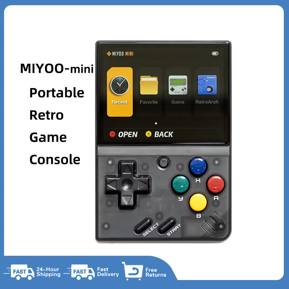 

NEW Miyoo Mini V4 Consoles Handheld Game Players 2.8'' IPS OCA Portable Video Game 1900mAh Linux System Retro Game Console