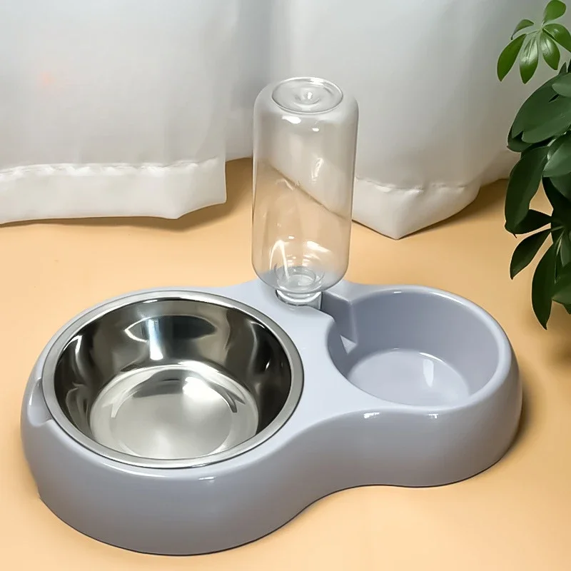 

Dog Bowl Dog Bowl Cat Pet Double Bowl Automatic Drinking Water Dog Water Home Supplies Pet Supplies