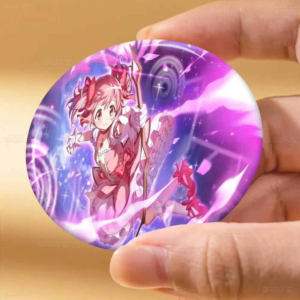 Anime Puella Magi Madoka Magica Anime Brooches Cute Cartoon Badge Jacket Jeans Lapel Pin Gift Accessorie