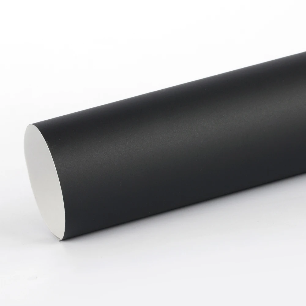 CARLAS 1,52 * 18 m/Rolle PVC Auto Wrap Vinyl Car Films Super Matte/Frosted/Glossy Black Body Wrap Farbwechselfunktion