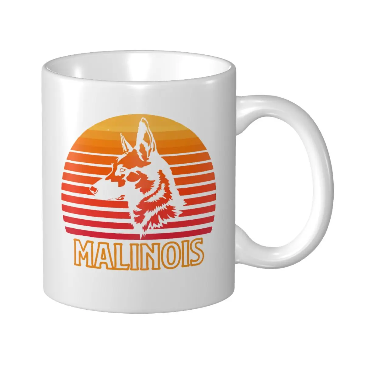 Mark Cup Mug Belgian Malinois Dog (12) Coffee Mugs Tea Milk Water Cup Travel Mugs Office Home