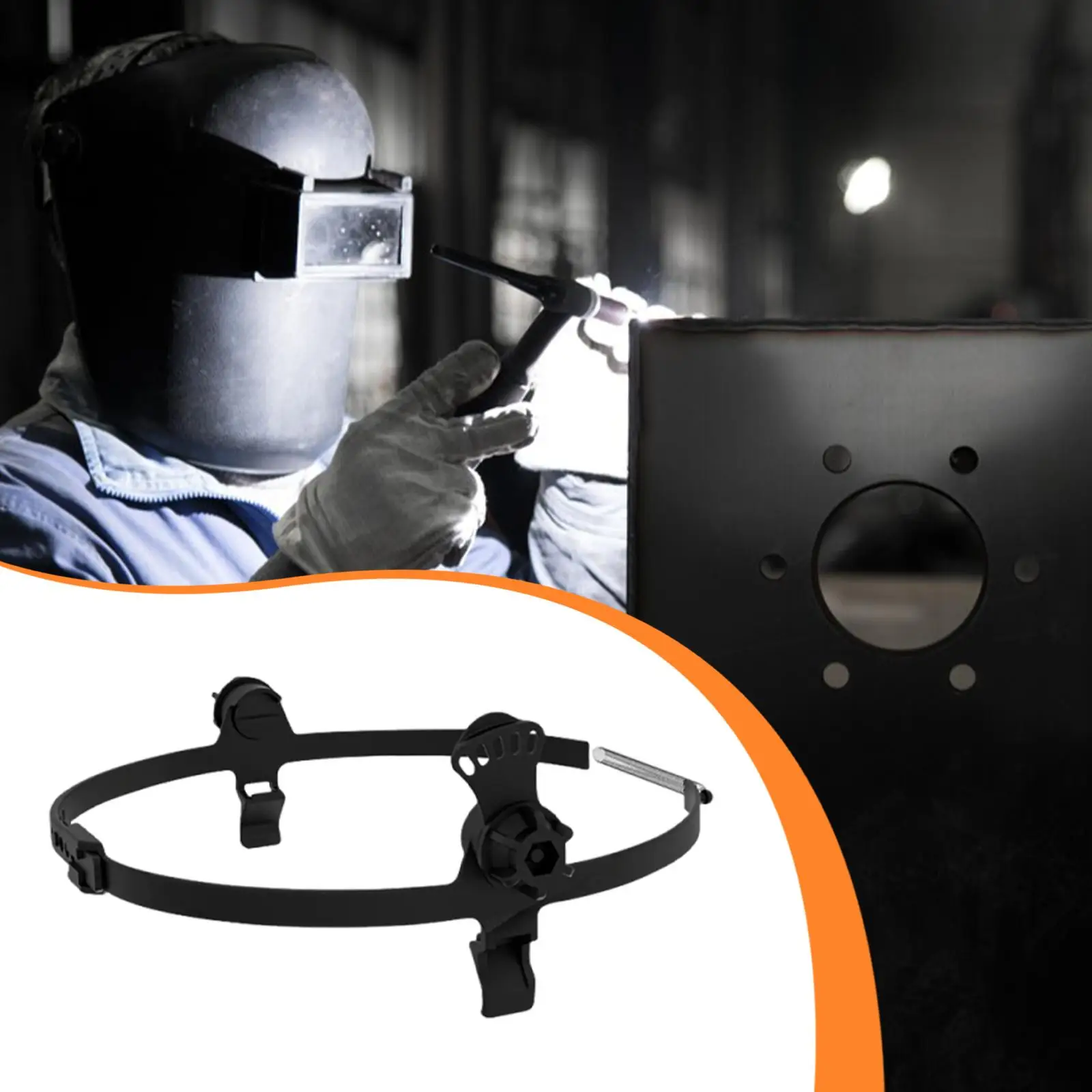 

Welding Helmet Gear Hard Hat Adapter Lightweight Black for Auto-darkening Welding Helmet and Welding Accessories