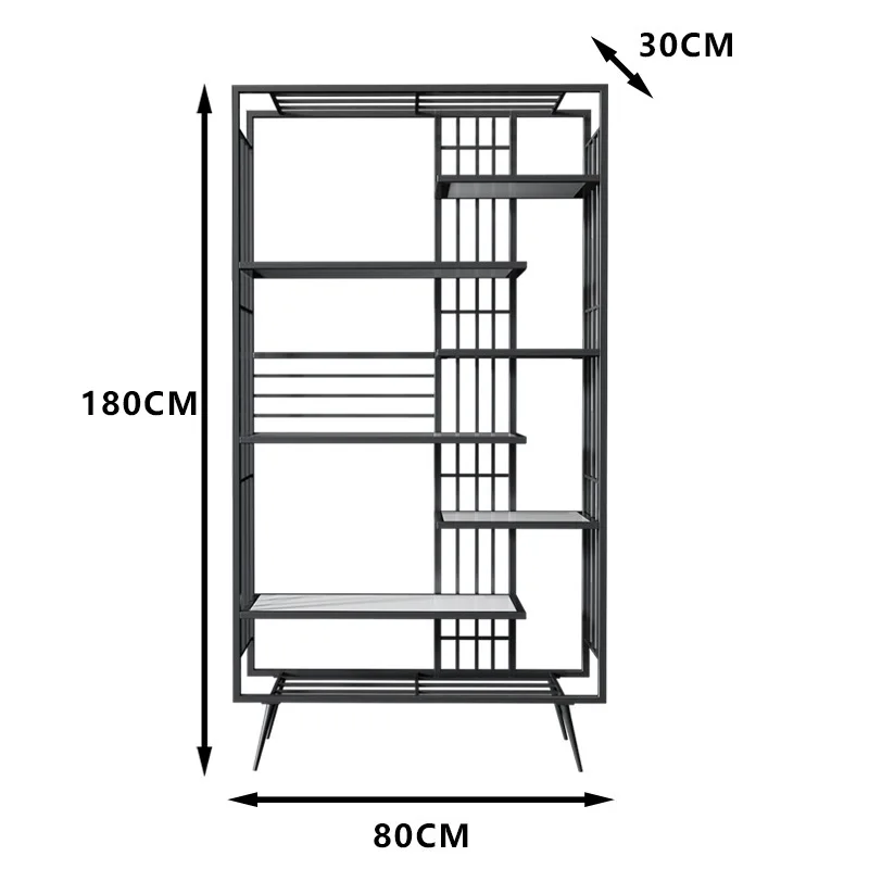 Living room storage study bookcase floor display shelf