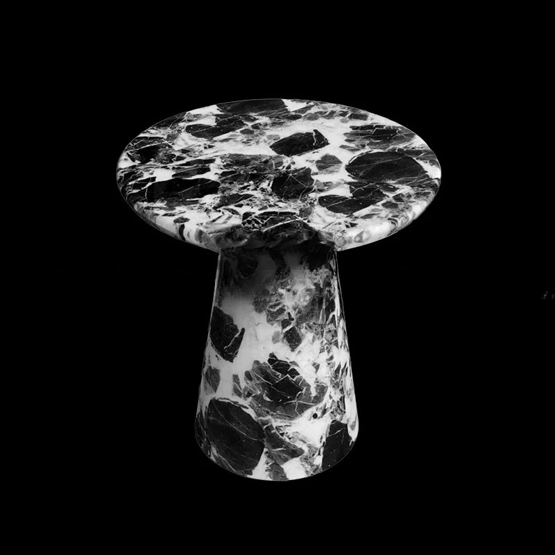 

Итальянский минималистский мраморный уголок, несколько, черный край, французский высококачественный креативный балкон, маленький круглый несколько