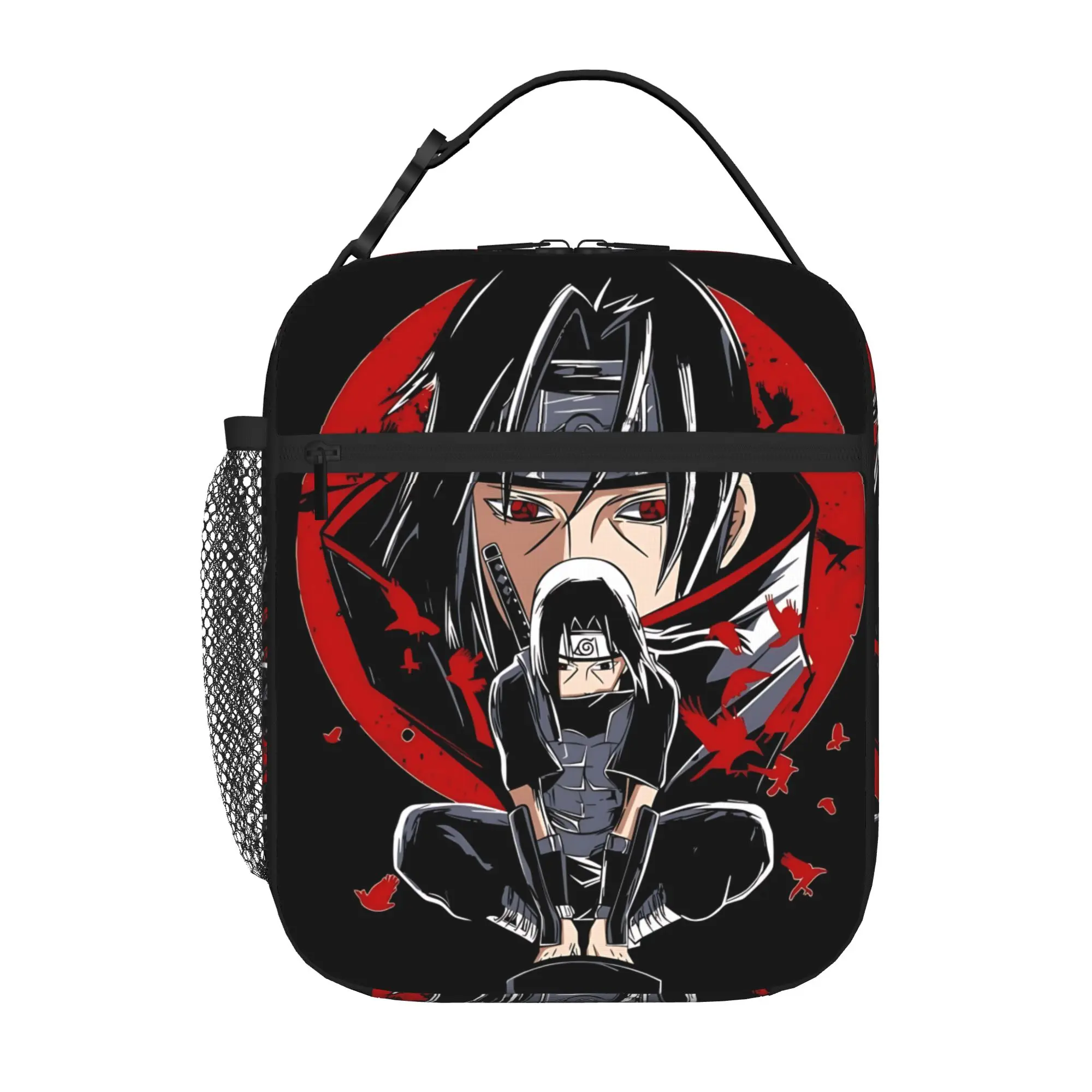 Naruto anime comic Insulated Lunch Bag Insulation Bento Pack Rice Bag  bolsa Student Bento Lunch Handbag Insulation