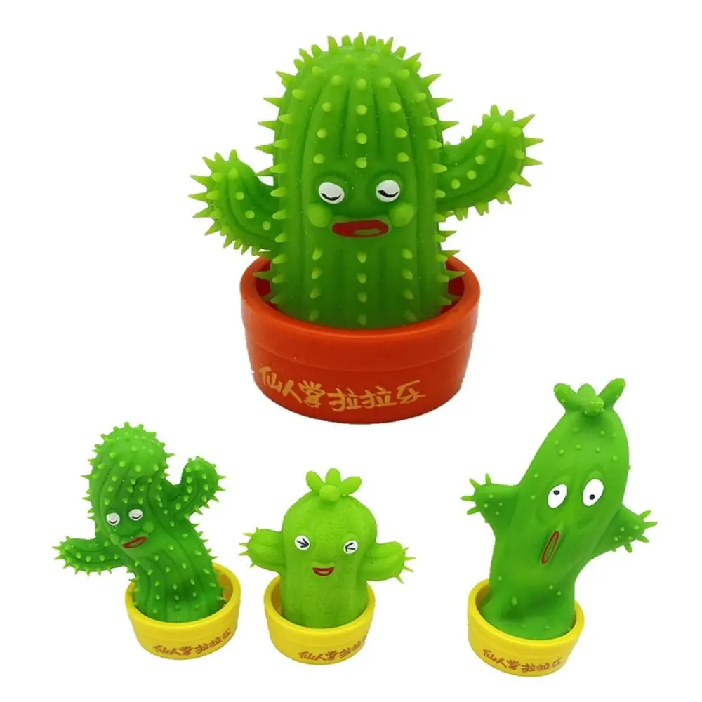 Funny Pinch Toy Gift Cactus Pinch Toy Slow Rebound Decompression Prank Toy Stress-relieving Soft Fidget Toys Universal