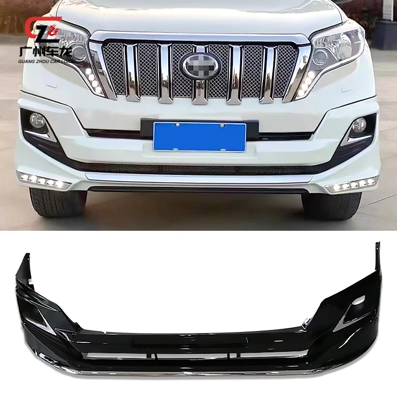 For Toyota PRADO 2014-2017 Front Lip Rear Lip Side Skirts PP Plastic Car Bumper Car Bodykit Auto Parts Diffuser Splitter