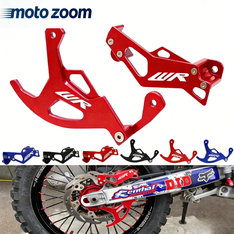 Heavy Duty CNC Rear Brake Caliper Guard with WR Logo for YAMAHA WR250F WR450F WR250X WR250R