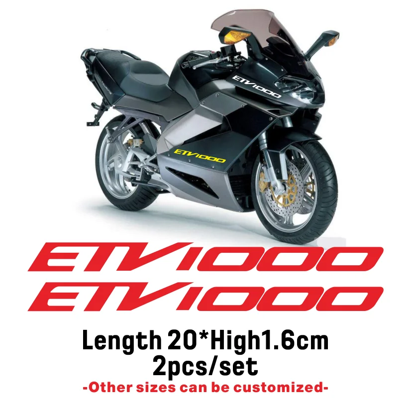 

Pegatinas Motorcycle Reflective Stickers Body helmet fuel tank Waterproof logo decal For Aprilia ETV1000 etv 1000