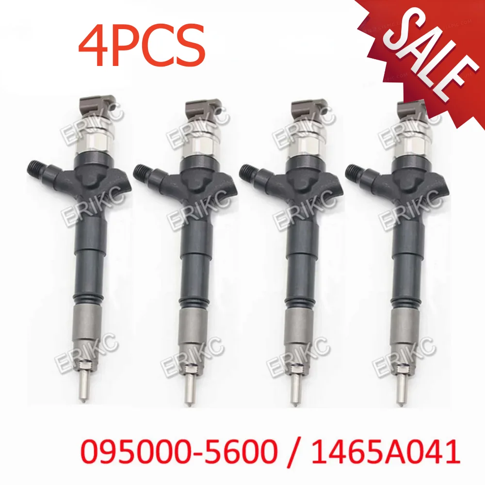 

4PCS 1465A041 0950005600 Common Rail Injector Assy 095000-5601 Car Auto Part for Mitsubishi L200 4D56 095000-5600