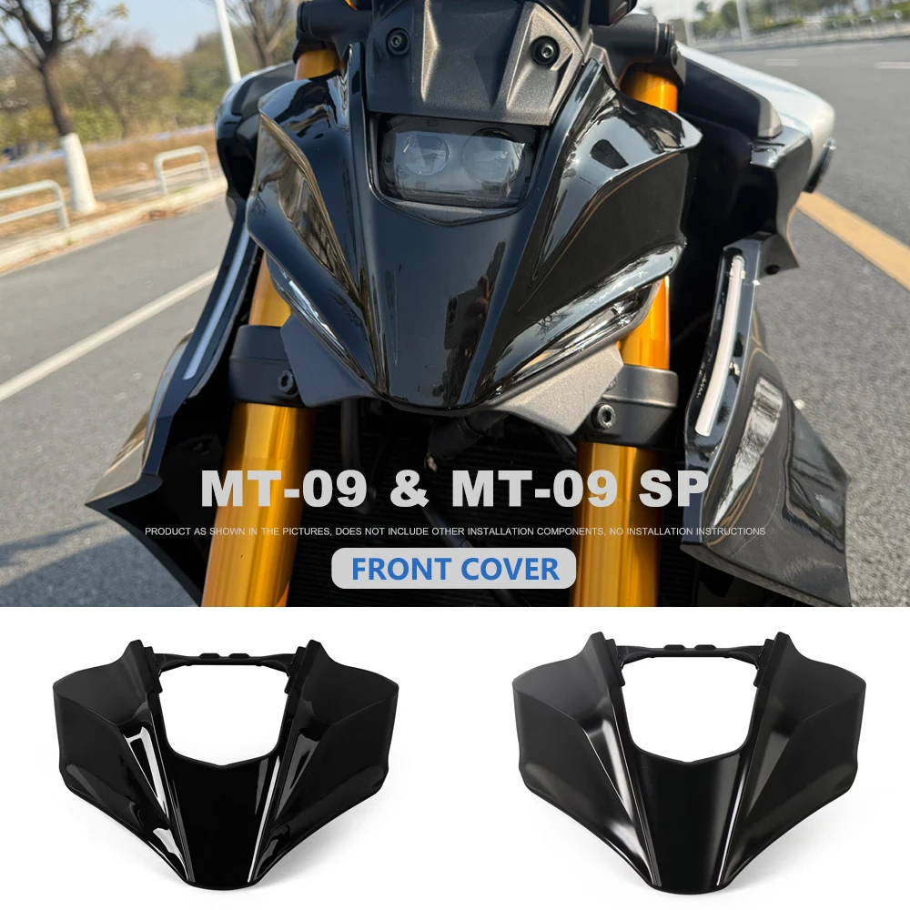 

New Motorcycle Headlight Holder Cover MT09 SP Front Head Cowl Upper Nose Fairing Front Cover For YAMAHA MT-09 2024- MT-09 SP