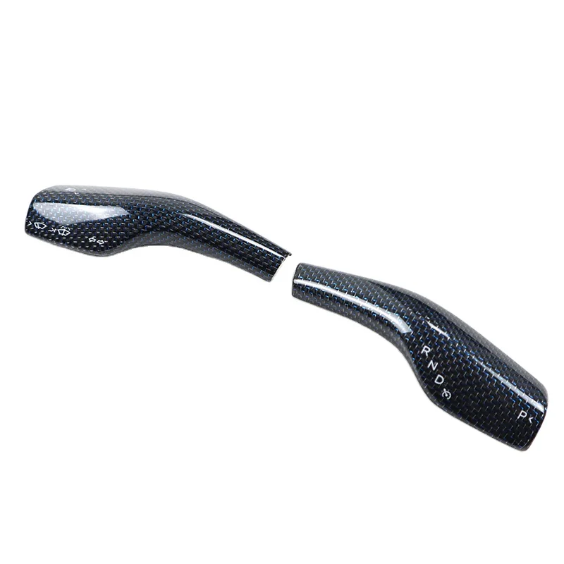 

Blue Dry Carbon Steering Shift Stalk Covers 2 Pcs for Teslas Model 3 Model Y