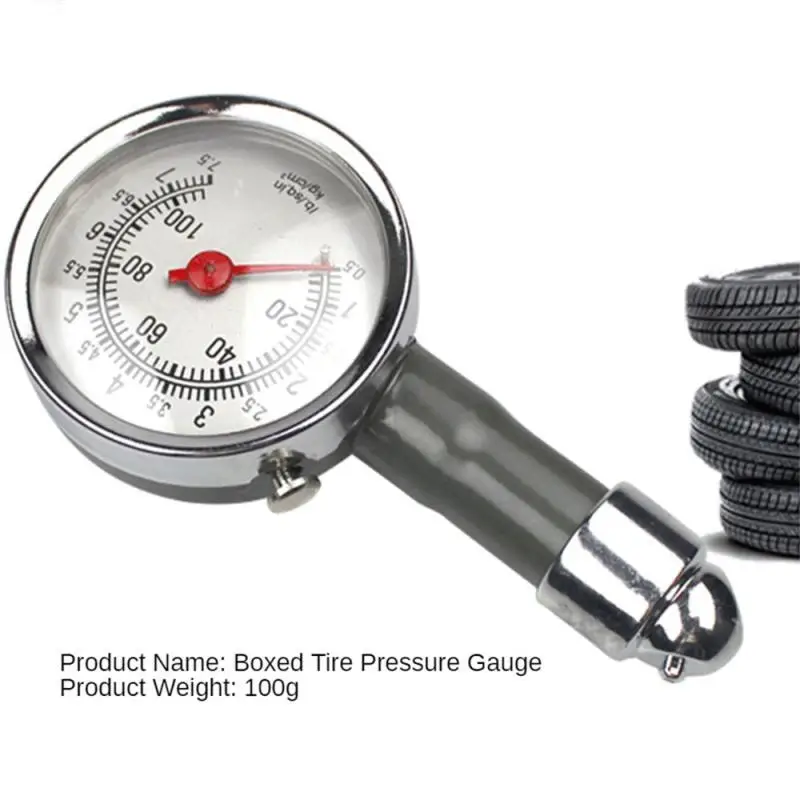 Tire Pressure Gauge Small And Beautiful Metal Material 100g Measuring Range 0-500 Car Tire Pressure Gauge Visible Kilograms