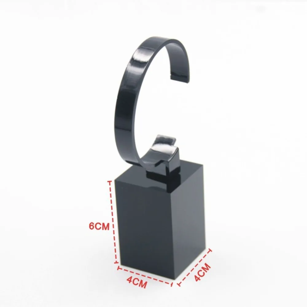 

4/6/8cm Fashion Acrylic Watch Display Holder C-Shaped Upscale Watch Organizer Lightweight Jewelry Showcase Tool