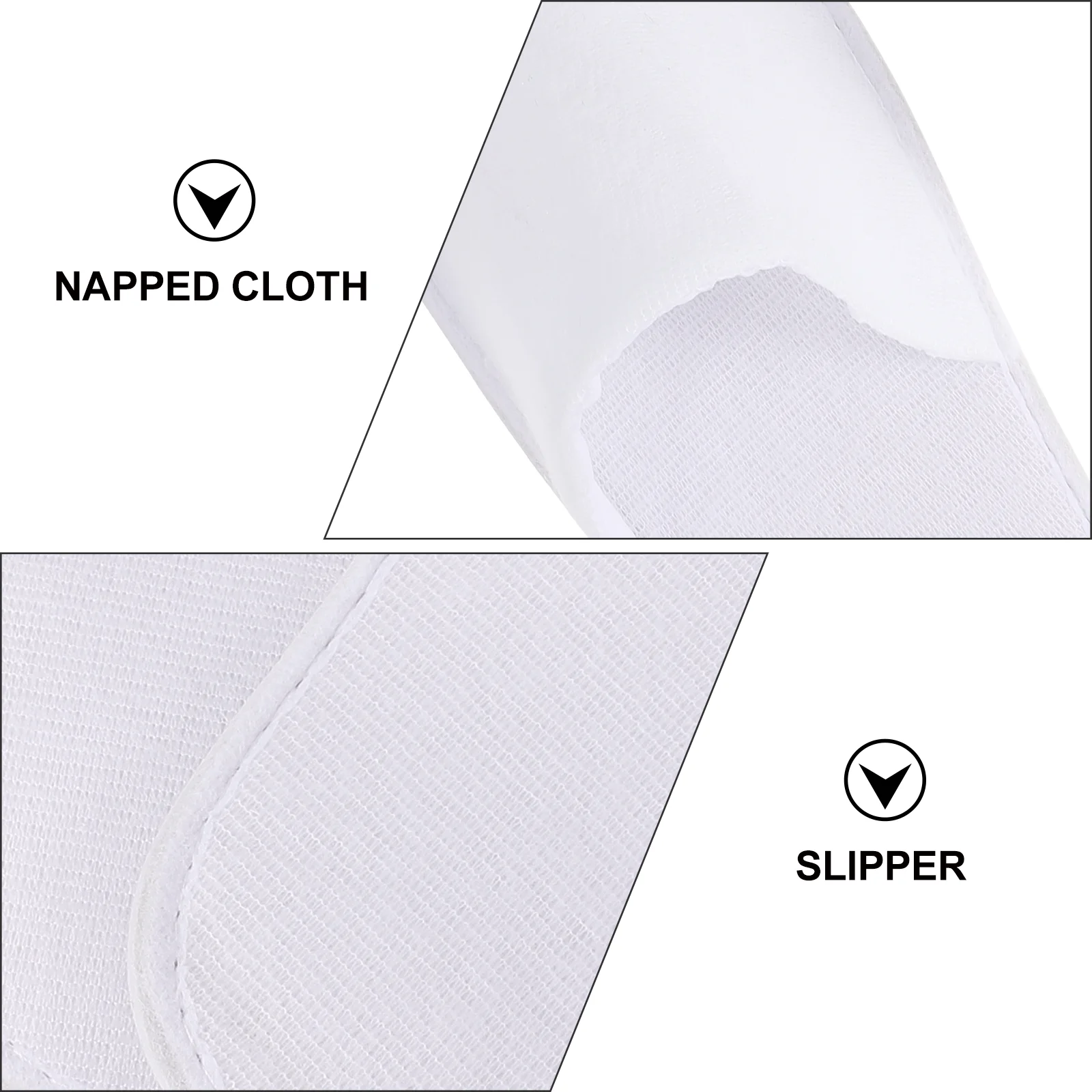 

10 Pairs Lightweight Disposable Slippers Hotel Guest Shoes Comfortable Home Indoor Slippers
