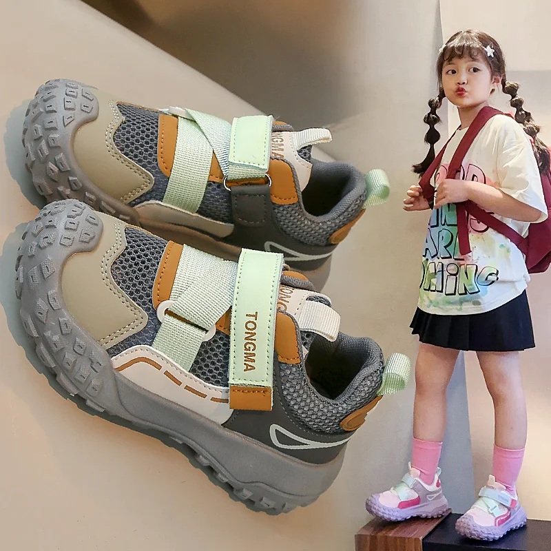 New Spring New Children Casual Shoes for Girls Non-Slip Breathable Casual Toddler Footwear Shoes for Daily Wear Soft Comfortable