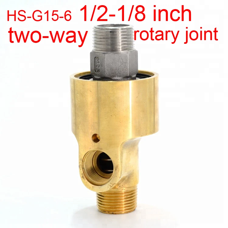 2026 DN15 DN20 25 3/4 1/2 1 Inch 2 Way Rotating Joint Two Direction Rotary Joint Water Air Oil Swivel Coupling Rotation Fitting