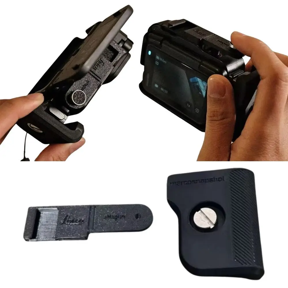 3D Printing Action Camera Grip Handle Quick Release Shutter Button Street Grip Vlog Holder Plastic for Insta360 Ace Pro 2