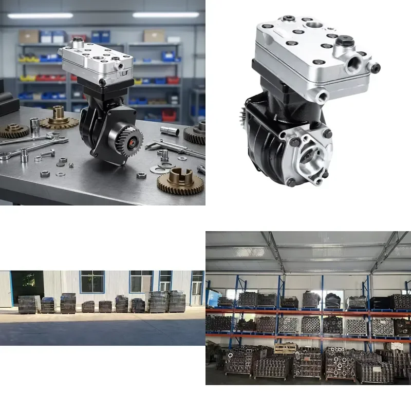 Professional Heavy Duty Truck Engine Parts for 4123520150 412352015 Air Compressor Assembly High End Replacement Component