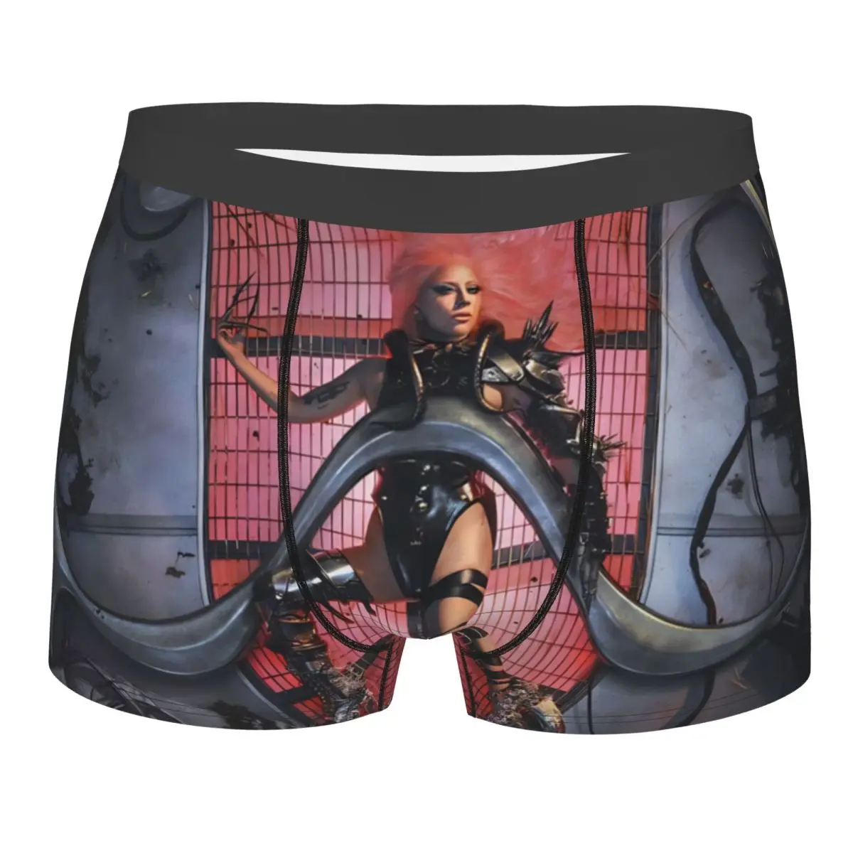 

Custom Lady Gaga Mayhem Music Singer Underwear Men Stretch Boxer Briefs