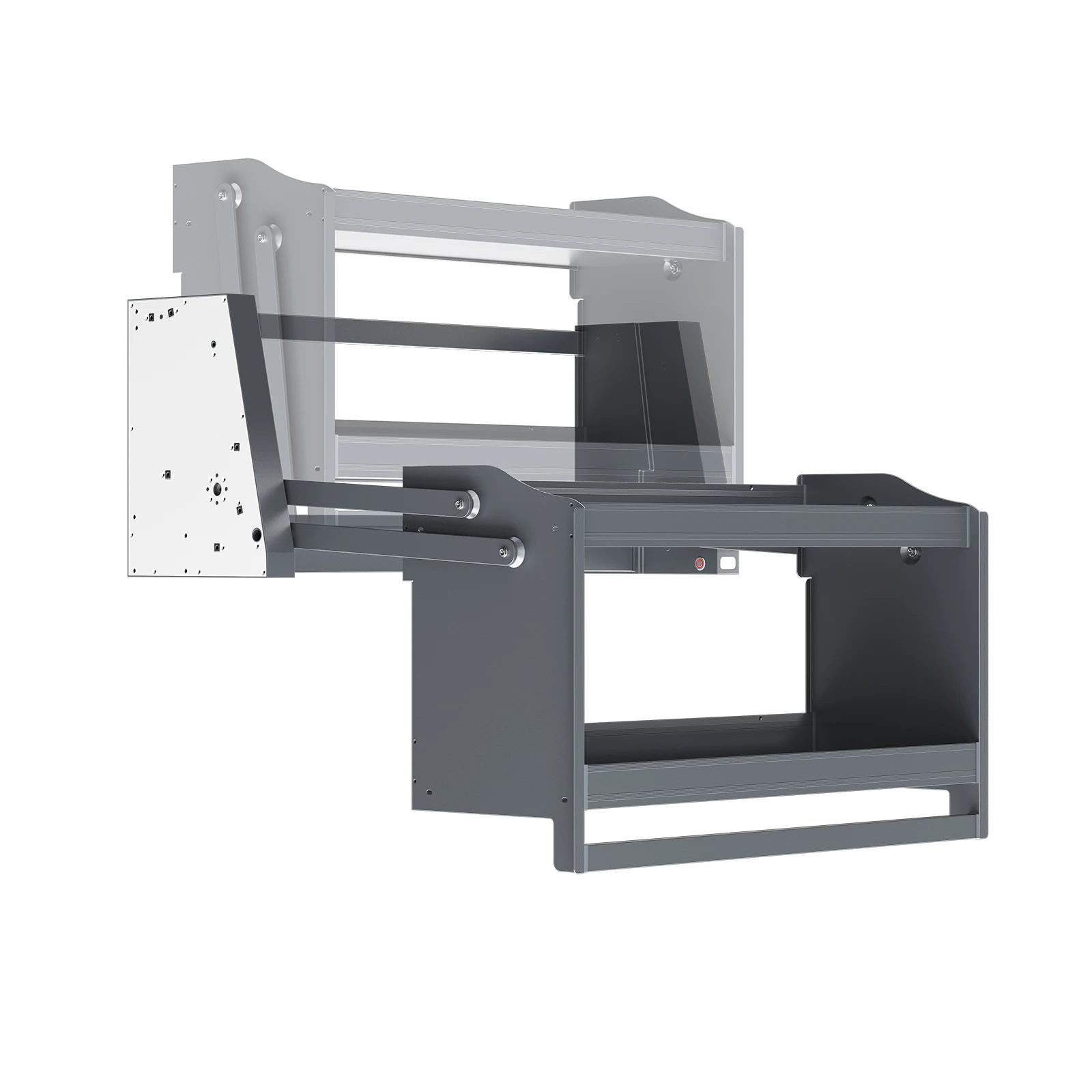 AngelParticle inteligente de temperos AngelParticle para gabinete, prateleira retrátil com interruptor de toque para armários superiores com iluminação sob o armário