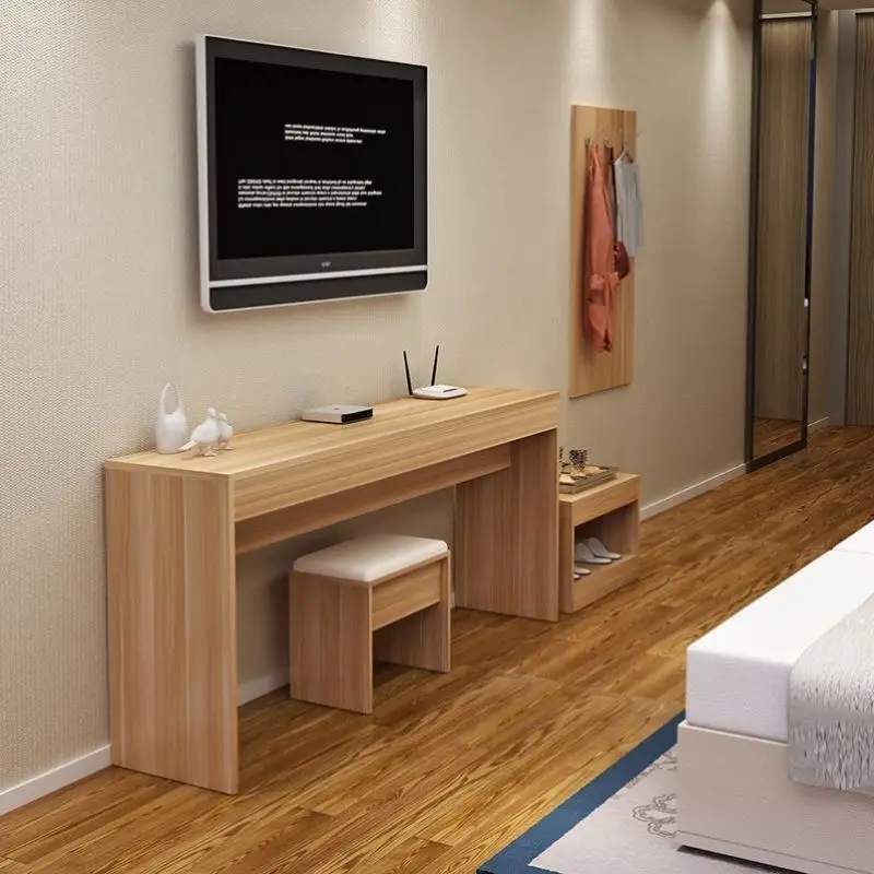 Hotel Furniture Modern Simple TV Cabinet Combination Standard Room Full Table and Chair B & B Express Hotel